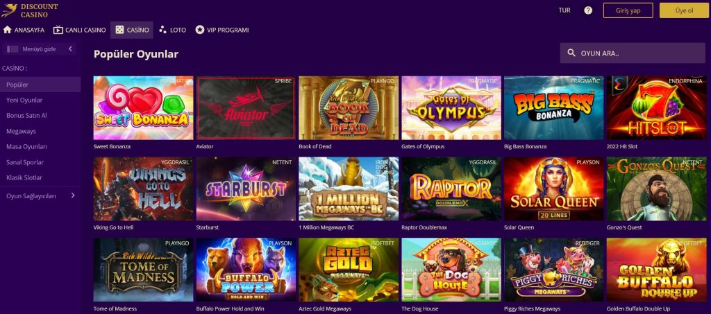 Discount Casino Giriş