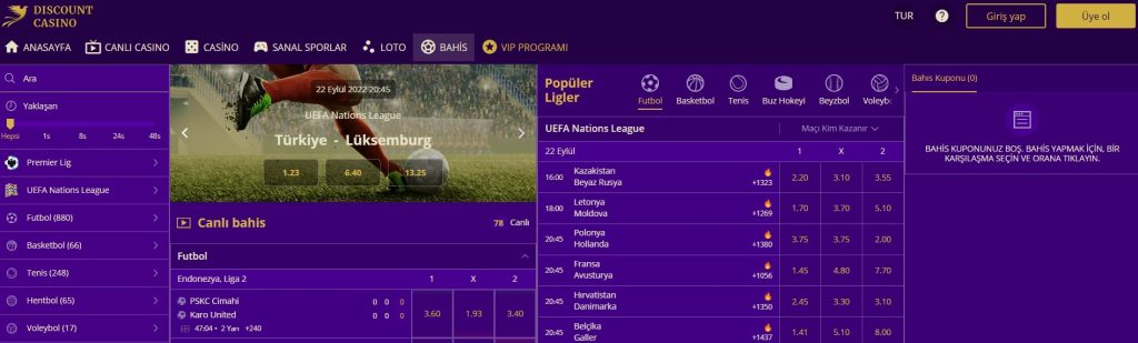 Bahis Discount Casino Nedir